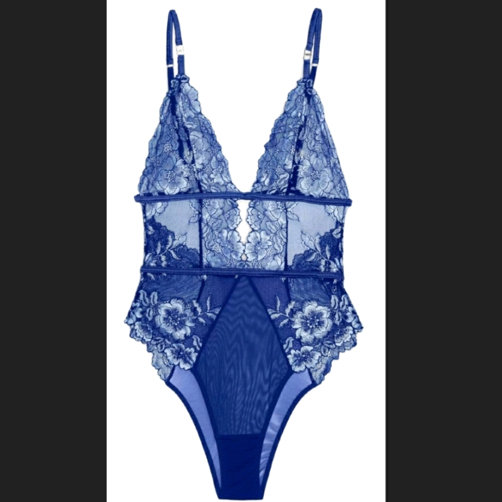 Babydoll, sizes 0X, color Blue, Brand Adore Me